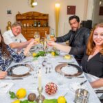 Promi Dinner – Dschungel-Spezial – Tanja Tischewitsch, Walter Freiwald, Aurelio Savina und Rebecca Siemoneit-Barum