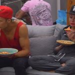 Big Brother Tag 22 – Christian und Lusy essen noch schnell eine Pizza