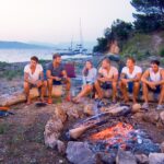 Die Bachelorette 2018 Folge 6 – Brian, Daniel, Nadine, Filip, Chris und Alex am Lagerfeuer